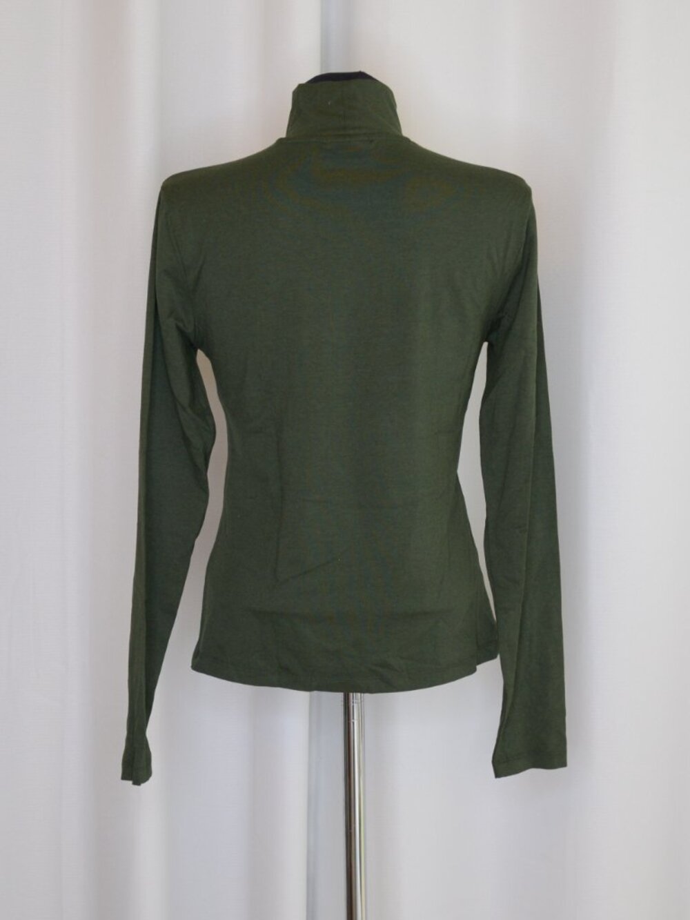 NWOT Frank and Oak Forest Green Cotton Turtleneck Sz M - Picture 3 of 7